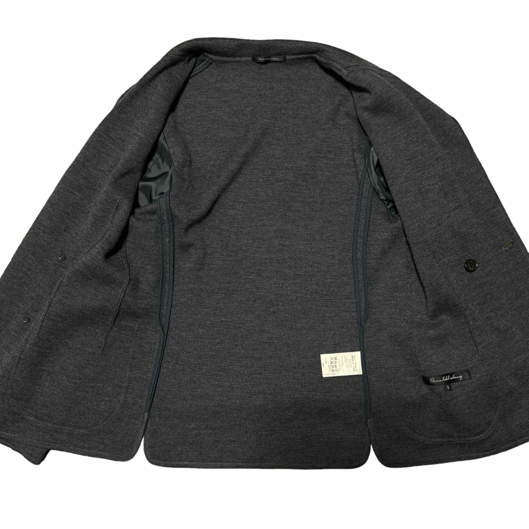 UNITED ARROWS green label relaxing(ユナイテッドアローズグリーンレーベルリラクシング)のgreen label relaxing ダブル ウールジャケット グレー S メンズのジャケット/アウター(テーラードジャケット)の商品写真