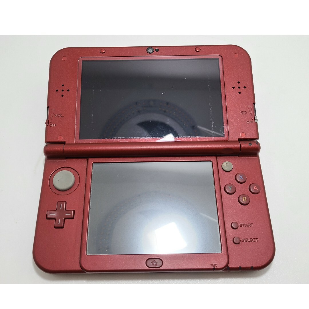 ニンテンドー3DS(ニンテンドー3DS)のNewニンテンドー3DS LL メタリックレッド エンタメ/ホビーのゲームソフト/ゲーム機本体(携帯用ゲーム機本体)の商品写真