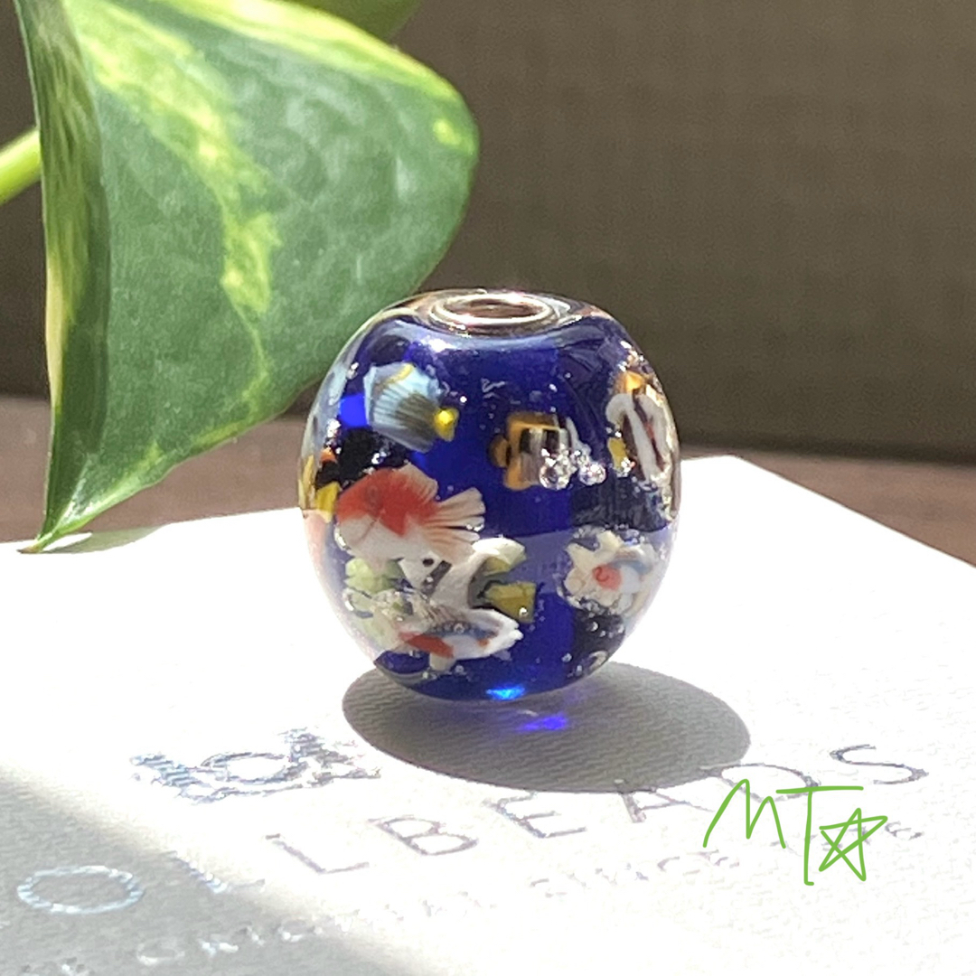 Trollbeads Blue Ocean bead 海 魚 レディースのアクセサリー(チャーム)の商品写真