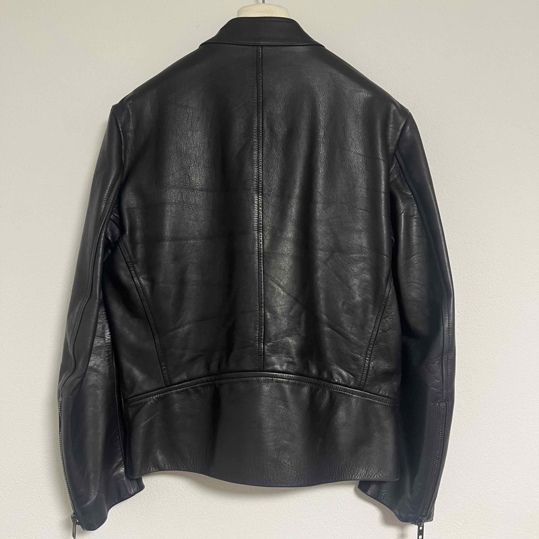 希少 ガンメタ 46 黒 MAISON MARGIELA 八の字 ライダース 希少 ガンメタ 46 黒 MAISON MARGIELA 八の字 ライダース