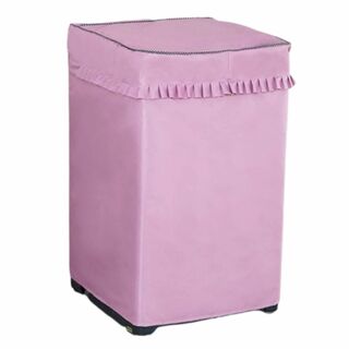 【色: ピンク】【らくらく取付け】洗濯機カバー ピンクーL 老化防止 屋外 撥水(洗濯機)