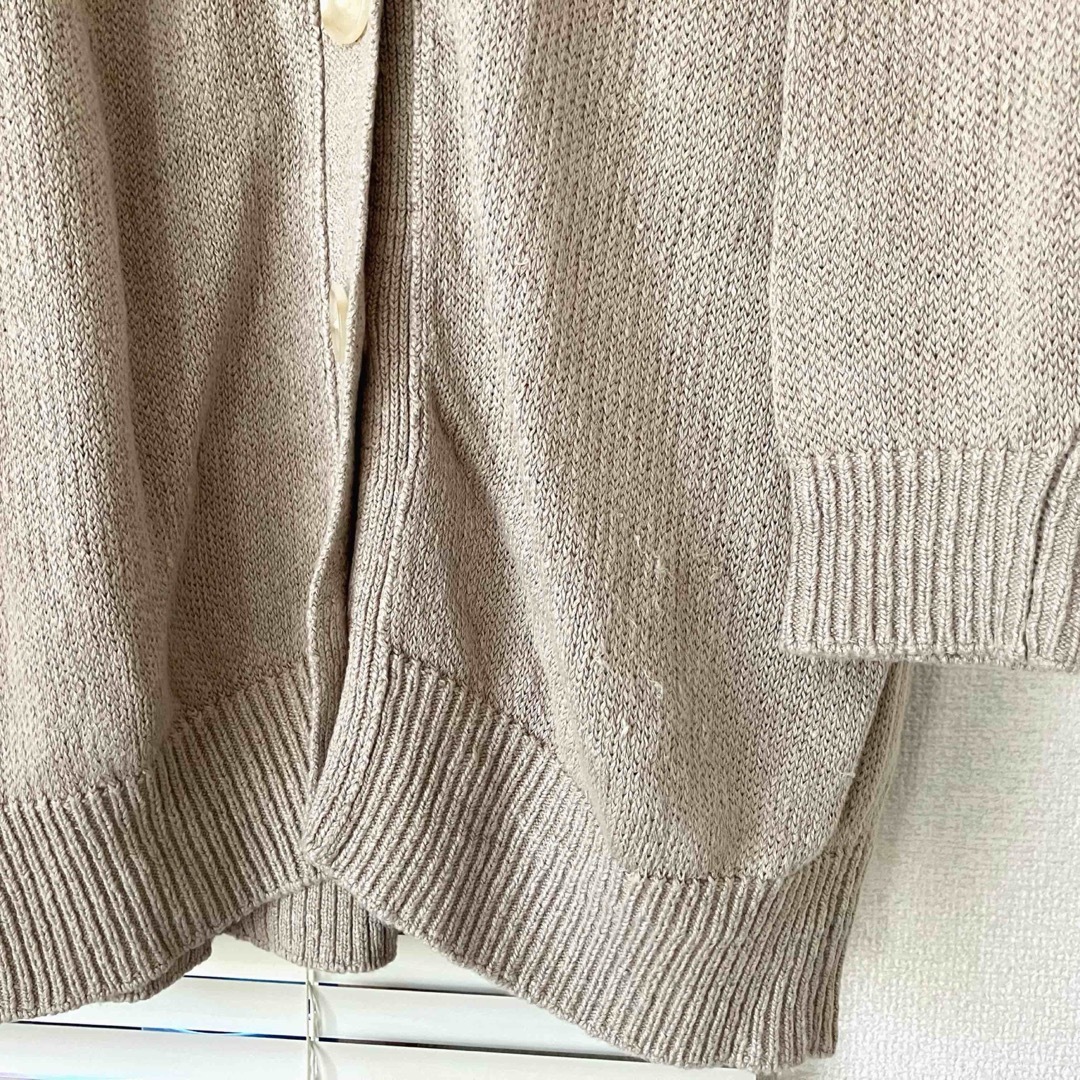 Plage(プラージュ)のplage Linen Vネック カーディガン リネン レディースのトップス(カーディガン)の商品写真