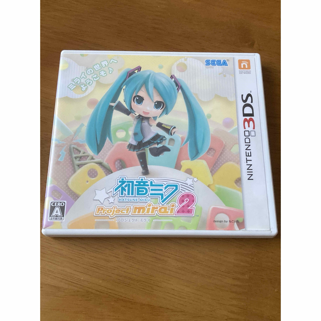 ニンテンドー3DS(ニンテンドー3DS)の初音ミク Project mirai 2  ニンテンドー　3DS ソフト エンタメ/ホビーのゲームソフト/ゲーム機本体(携帯用ゲームソフト)の商品写真