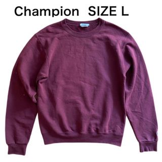 チャンピオン(Champion)のChampion チャンピオン トレーナースウェット ロゴワッペン あずき色 L(スウェット)