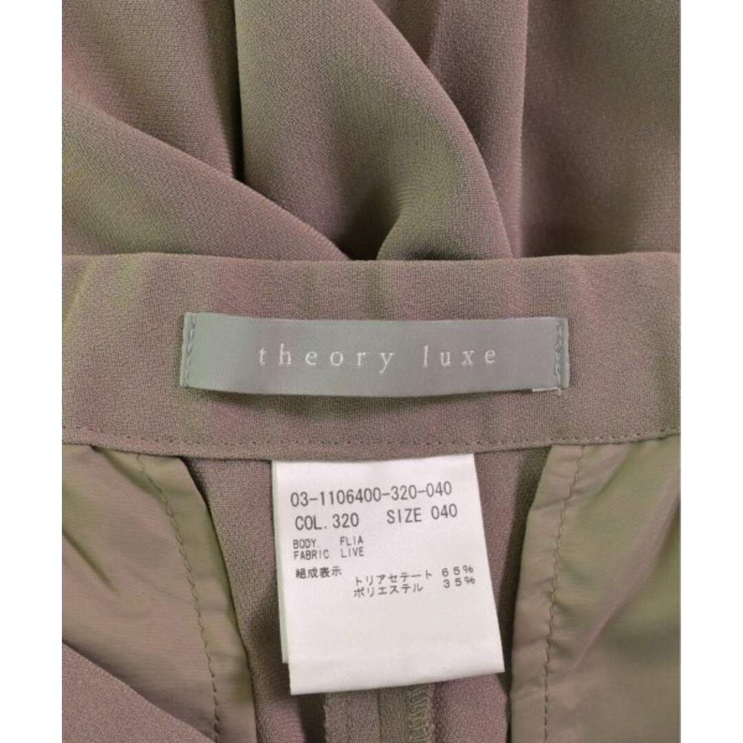 Theory luxe(セオリーリュクス)のtheory luxe セオリーリュクス スラックス 40(M位) ベージュ系 【古着】【中古】 レディースのパンツ(その他)の商品写真