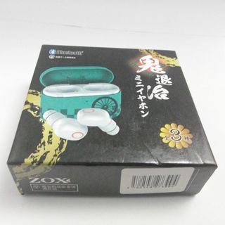 ZOX　鬼退治ミニイヤホン　ワイヤレスイヤホン　鬼滅の刃パロディ新品(ヘッドフォン/イヤフォン)