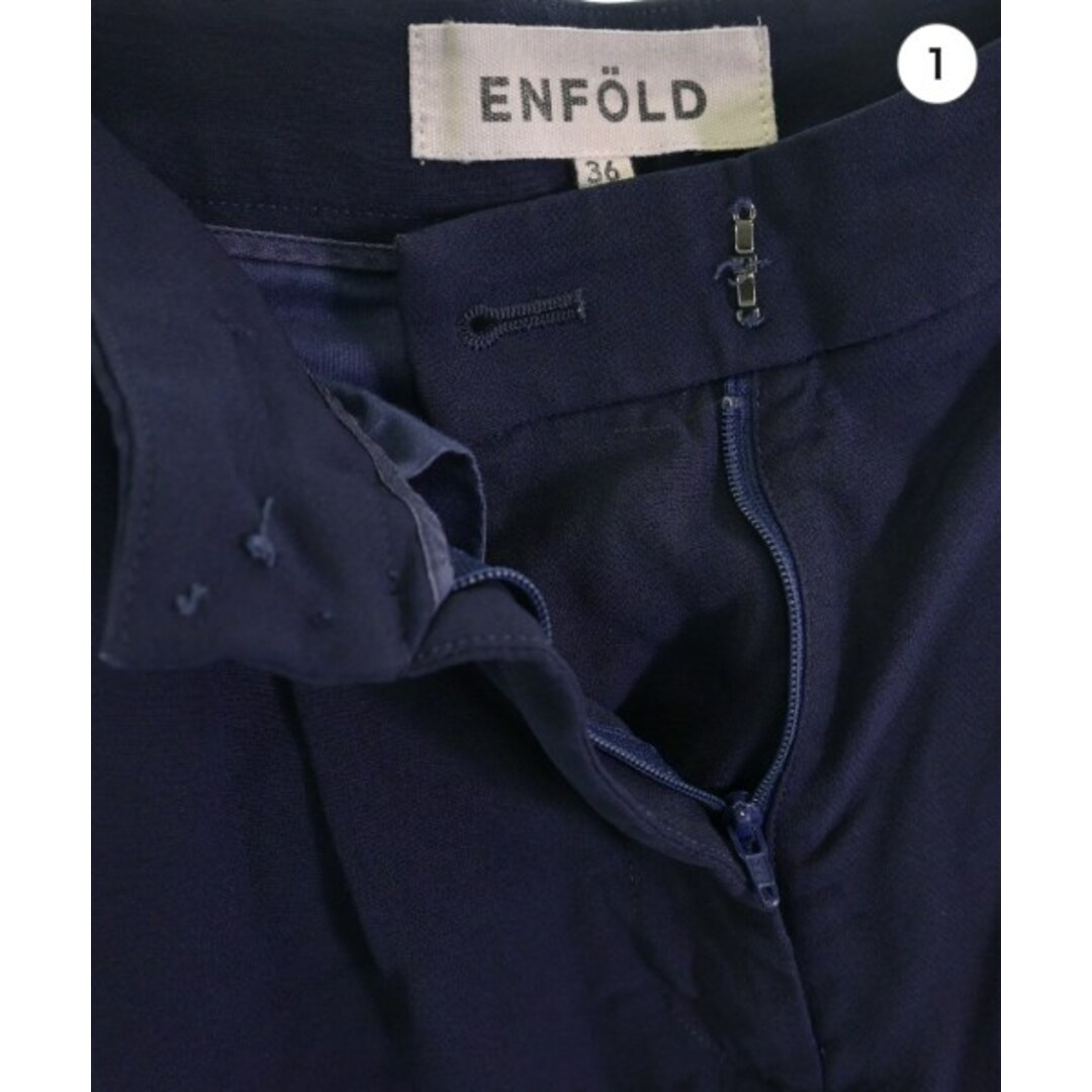 ENFOLD(エンフォルド)のENFOLD エンフォルド パンツ（その他） 36(S位) 紺 【古着】【中古】 レディースのパンツ(その他)の商品写真
