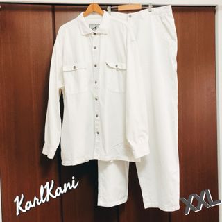 カールカナイ(Karl Kani)のカールカナイ セットアップ シャツジャケット+パンツ XXL(カバーオール)