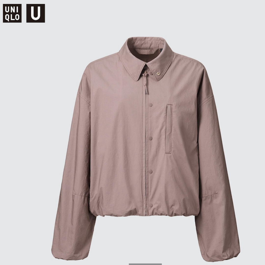 UNIQLO - UNIQLO U ボリュームスリーブコクーンブルゾンの通販 UNIQLO - UNIQLO U ボリュームスリーブコクーンブルゾンの通販