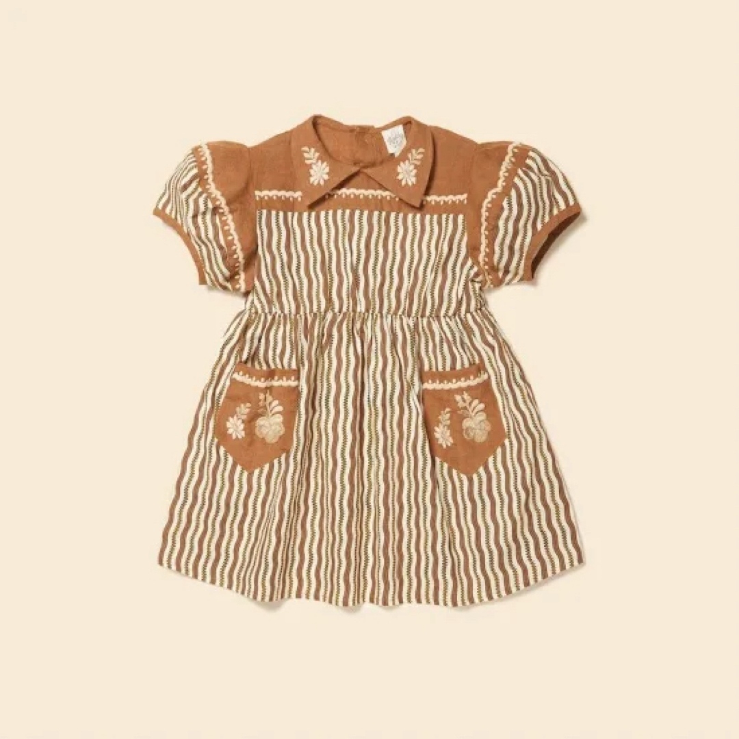 Misha & Puff(ミーシャアンドパフ)のApolina Nellie dress poppit stripe 5-7Y キッズ/ベビー/マタニティのキッズ服女の子用(90cm~)(ワンピース)の商品写真