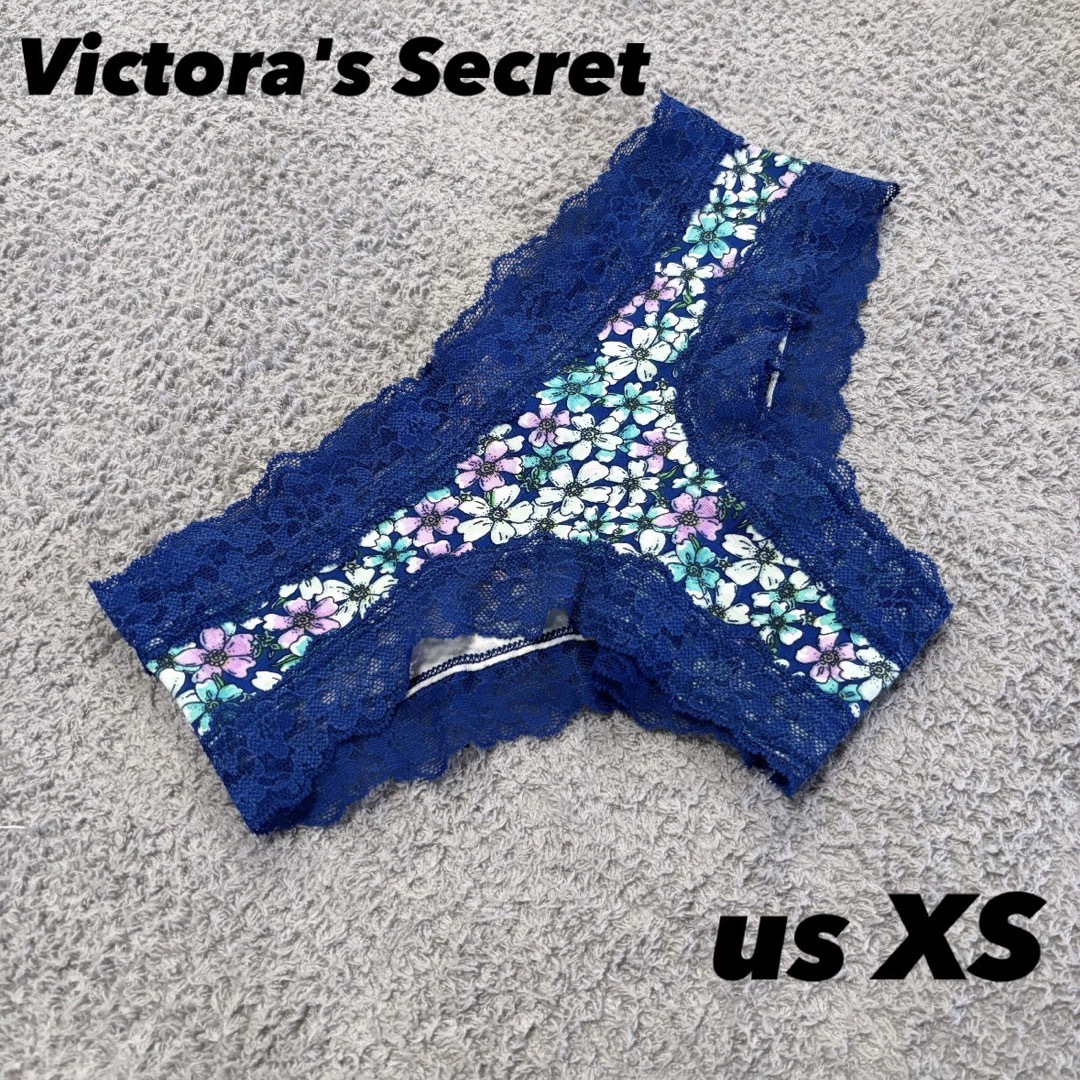 Victoria's Secret(ヴィクトリアズシークレット)のVictora's Secretヴィクトリアシークレット ショーツ Tバック 青 レディースの下着/アンダーウェア(ショーツ)の商品写真