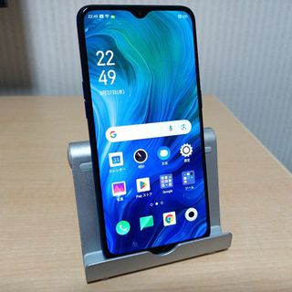 オッポ(OPPO)のOPPO Reno A CPH1983 6GB/64GB ブルー SIMフリー (スマートフォン本体)