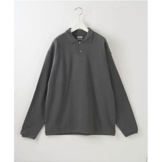 ユナイテッドアローズ(UNITED ARROWS)のSteven Alan LOWGG CTN LONG S グレー(ポロシャツ)