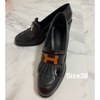 エルメス(Hermes)のHERMES エルメス　ローファー　エリゼ70 モカシン(ローファー/革靴)