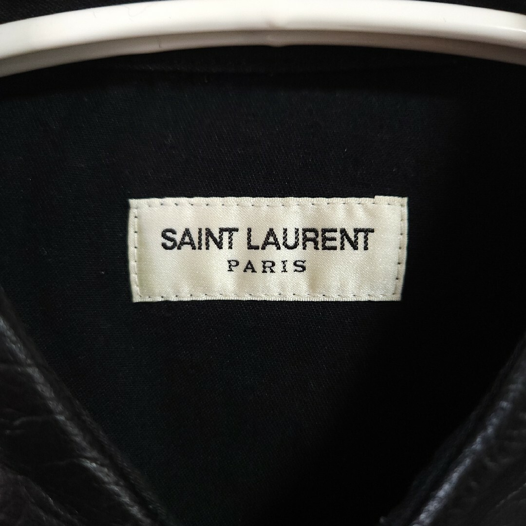 Saint Laurent(サンローラン)の18AW SAINT LAURENT PARIS ウエスタンシャツ レザー メンズのトップス(シャツ)の商品写真