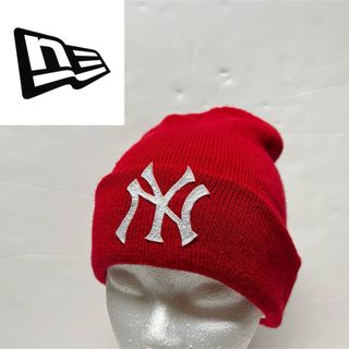 ニューエラー(NEW ERA)のNew Era New York Yankees Knit Cap Red(ニット帽/ビーニー)