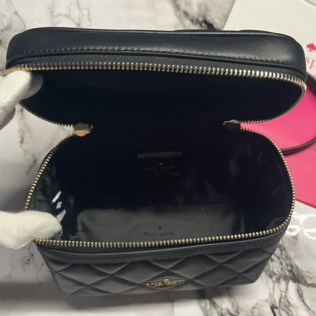 kate spade new york(ケイトスペードニューヨーク)の【新品未使用】ケイトスペード　ショルダーバッグ　バニティーバッグ　ブラック レディースのバッグ(ショルダーバッグ)の商品写真