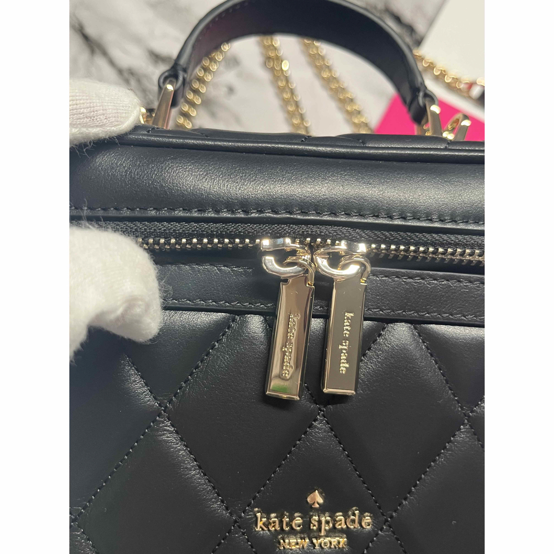 kate spade new york(ケイトスペードニューヨーク)の【新品未使用】ケイトスペード　ショルダーバッグ　バニティーバッグ　ブラック レディースのバッグ(ショルダーバッグ)の商品写真