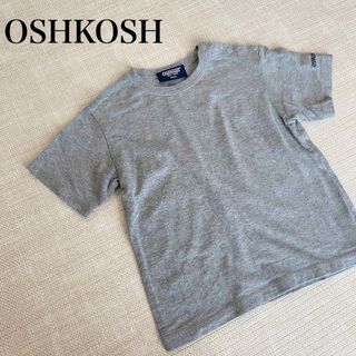 オシュコシュ(OshKosh)の【美品】オシュコシュ　半袖Tシャツ　カットソー　無地　ロゴ　刺繍　アメカジ　古着(Tシャツ/カットソー)