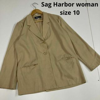 Sag Harbor woman ジャケット　オーバーサイズ　古着女子　10(テーラードジャケット)