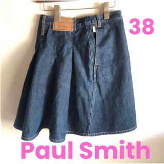 ポールスミス(Paul Smith)のPaul Smith ポールスミス   デニムスカート プリーツ　(ひざ丈スカート)