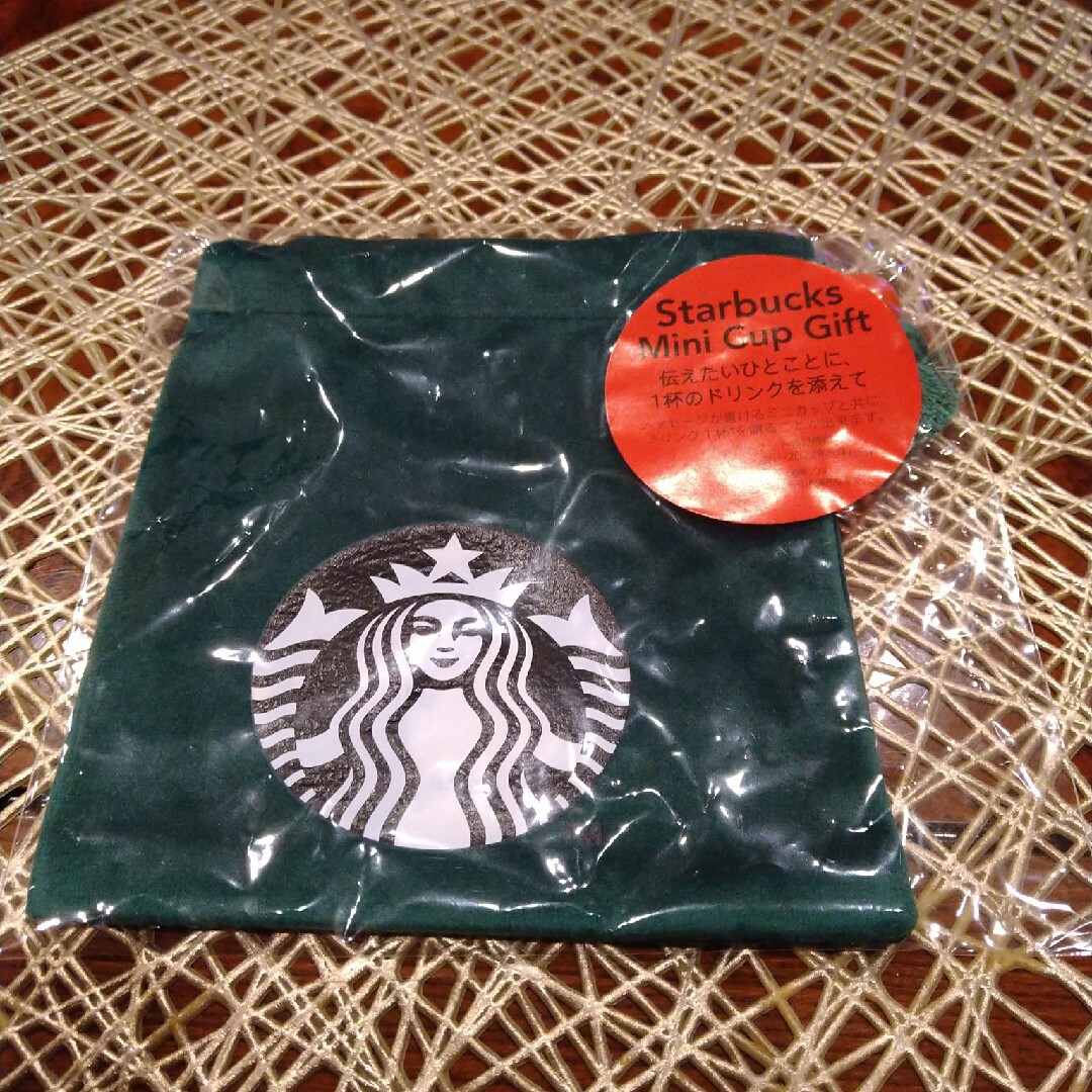 Starbucks Coffee(スターバックスコーヒー)のスタバミニ巾着 レディースのファッション小物(ポーチ)の商品写真