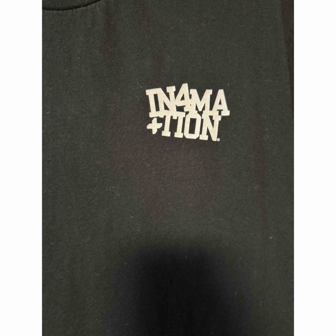 IN4MATION(インフォメーション)のin4mation 黒　BLACK Tシャツ　半袖 メンズのトップス(Tシャツ/カットソー(半袖/袖なし))の商品写真