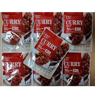 レトルトカレー　辛口　７袋(レトルト食品)