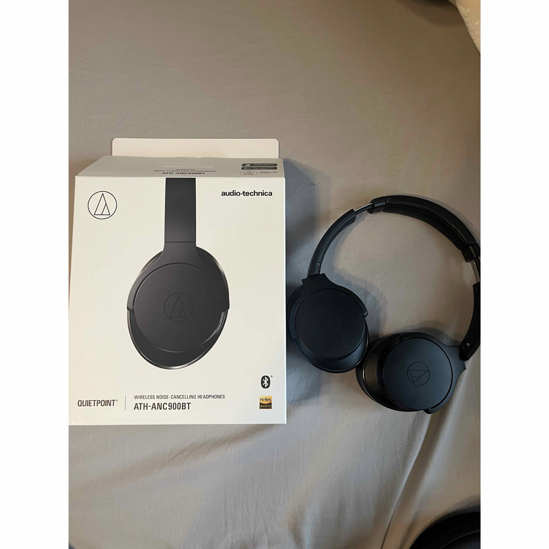 audio-technica(オーディオテクニカ)のaudio technica ATH-ANC900BT ワイヤレスヘッドホン スマホ/家電/カメラのオーディオ機器(ヘッドフォン/イヤフォン)の商品写真