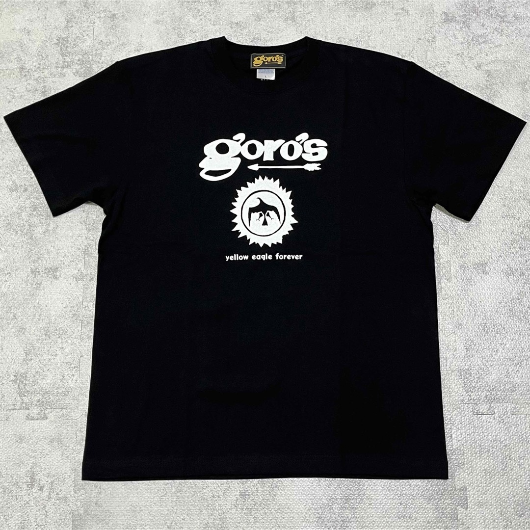 goro's(ゴローズ)の希少❗️新品 goro's ゴローズ Tシャツ 黒 Lサイズ キムタク メンズのトップス(Tシャツ/カットソー(半袖/袖なし))の商品写真