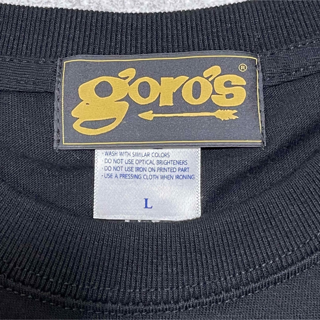 goro's(ゴローズ)の希少❗️新品 goro's ゴローズ Tシャツ 黒 Lサイズ キムタク メンズのトップス(Tシャツ/カットソー(半袖/袖なし))の商品写真