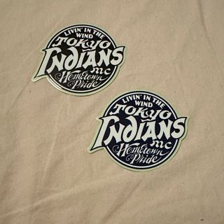 東京インディアンズ ステッカー 2枚 tokyo indians