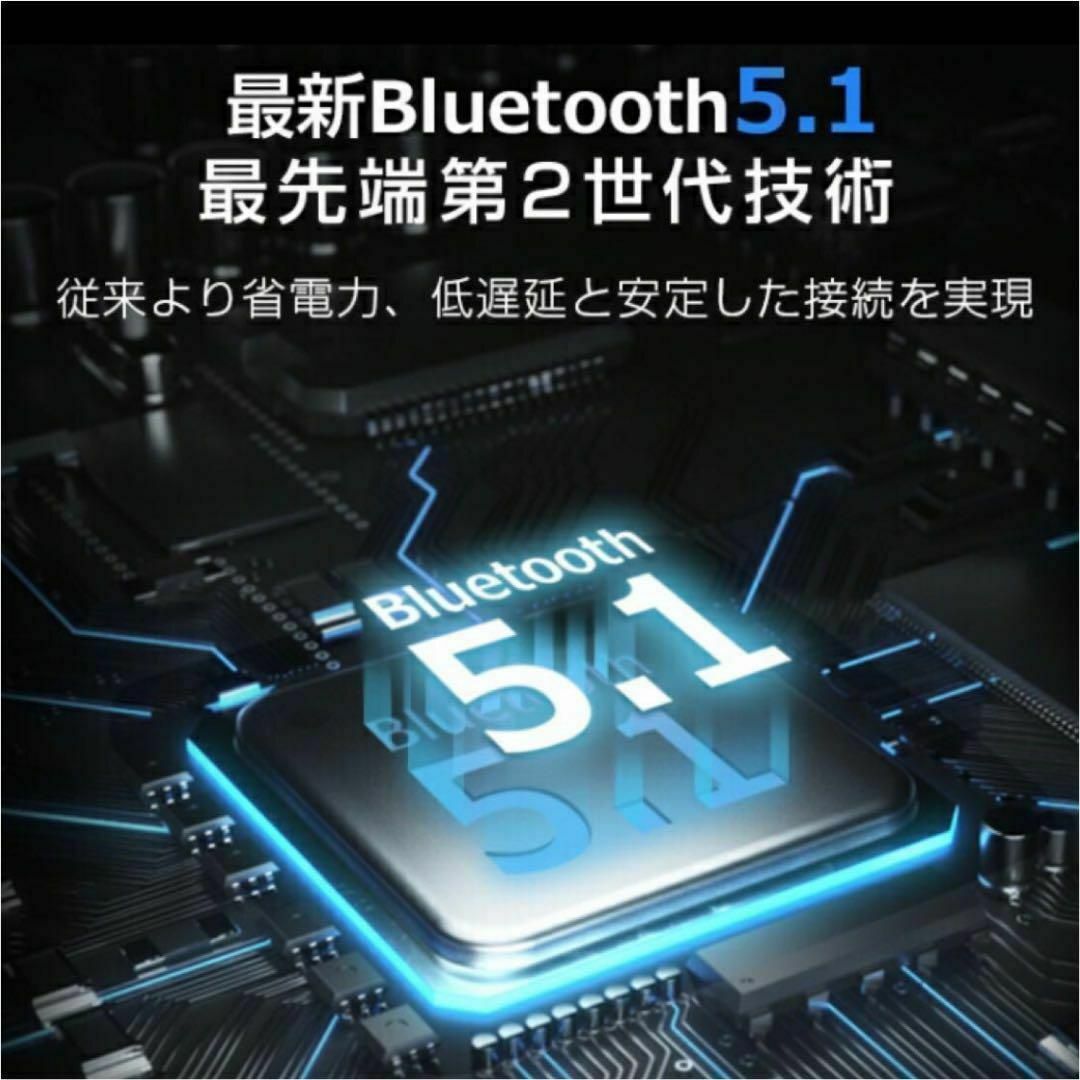 ワイヤレスイヤホンBluetooth ブルートゥース　超長時間36時間通話✨ スマホ/家電/カメラのオーディオ機器(ヘッドフォン/イヤフォン)の商品写真