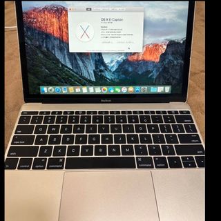 マック(Mac (Apple))のMacBook 12インチ　2015(ノートPC)