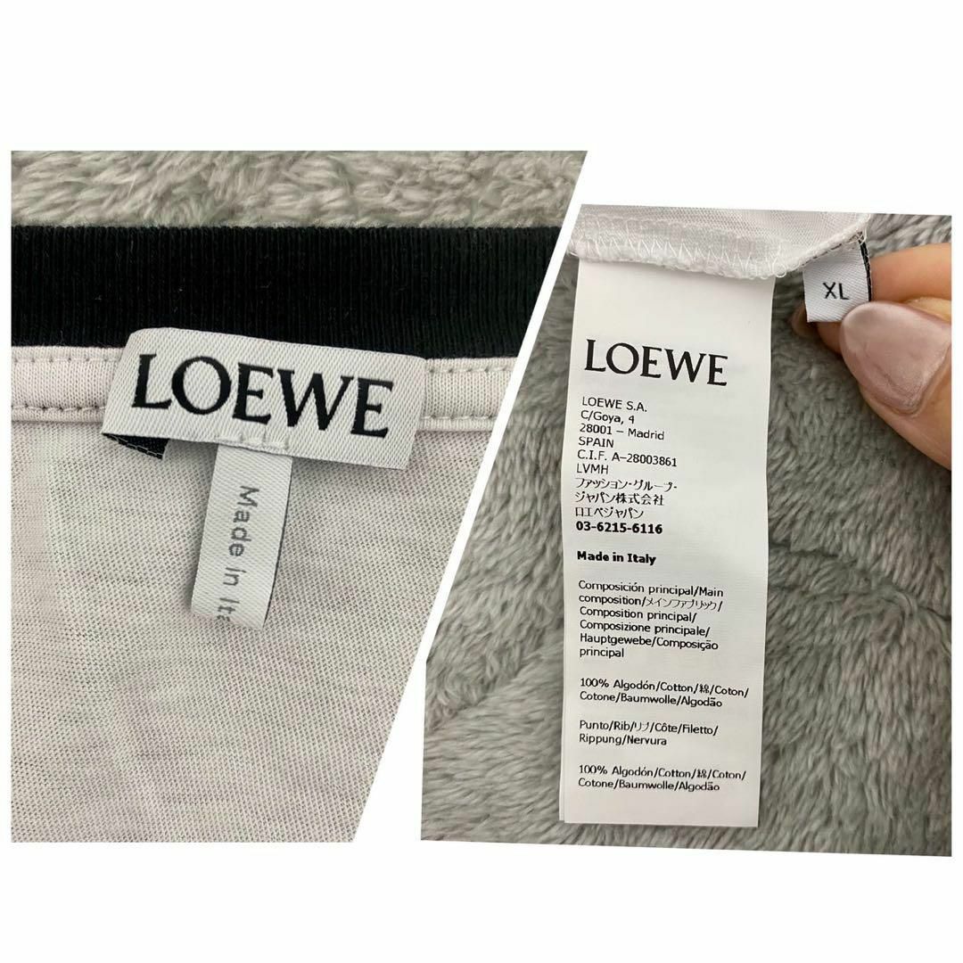 LOEWE(ロエベ)の【現行正規品・未使用級美品】ロエベ スリムフィット Tシャツ アナグラム 白 レディースのトップス(Tシャツ(半袖/袖なし))の商品写真