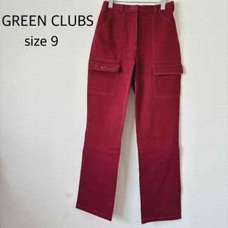 グリーンクラブ(GREEN CLUBS)のGREENCLUBS レディース スラックス パンツ ストレッチ素材(カジュアルパンツ)