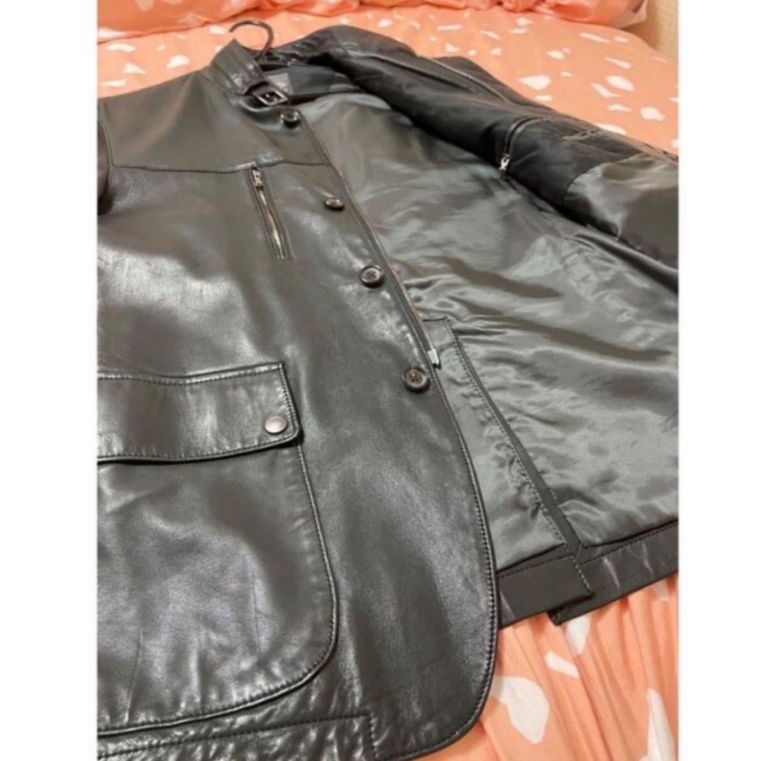 D'URBAN - 【美品】《DURBAN》羊革ジャケット/レザージャケットL D'URBAN - 【美品】《DURBAN》羊革ジャケット/レザージャケットL