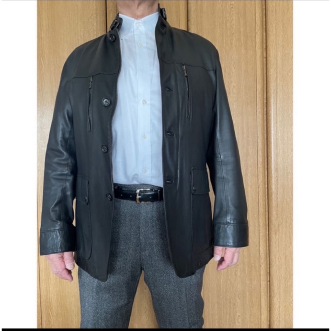 D'URBAN - 【美品】《DURBAN》羊革ジャケット/レザージャケットL D'URBAN - 【美品】《DURBAN》羊革ジャケット/レザージャケットL