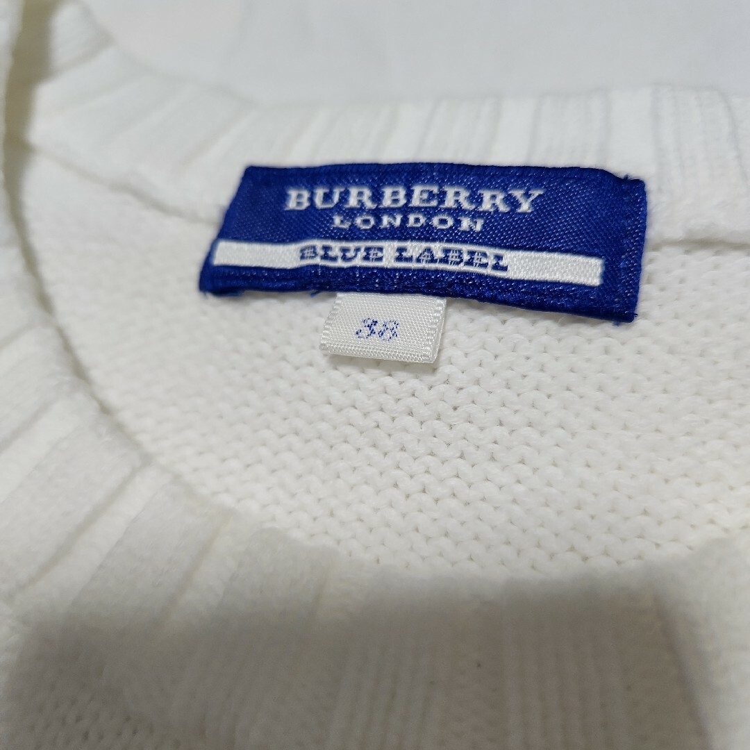 BURBERRY BLUE LABEL(バーバリーブルーレーベル)の専用！BURBERRY♡半袖ニット レディースのトップス(Tシャツ(半袖/袖なし))の商品写真