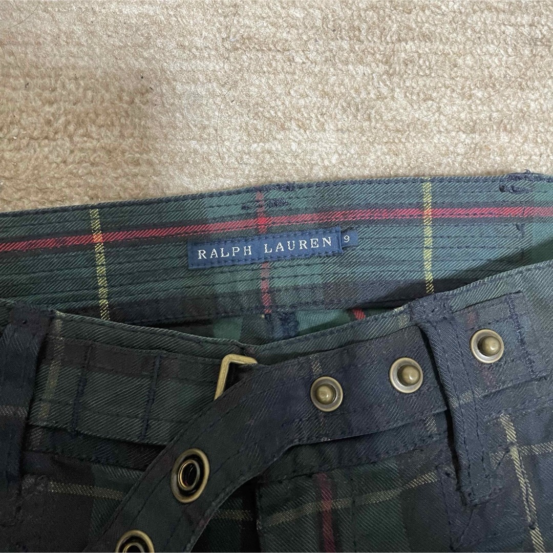 Ralph Lauren(ラルフローレン)のarchive ラルフローレン ギミック ボンテージ　パンツ タータンチェック メンズのパンツ(ワークパンツ/カーゴパンツ)の商品写真