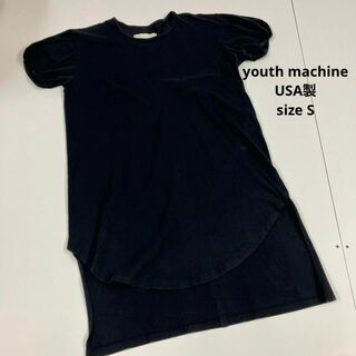 youth machine USA製　Tシャツ　カットソー　ワンピース　古着女子(Tシャツ(半袖/袖なし))