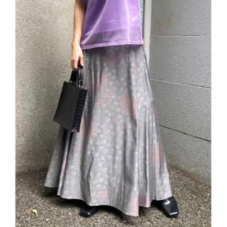 アメリヴィンテージ(Ameri VINTAGE)のAMERI CHIARA MODEST FLARE SKIRT(ロングスカート)