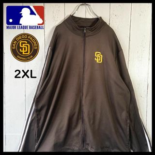 MLB - MLB パドレス ジャケット ジャージ 古着 ダルビッシュ XXL ブラウン