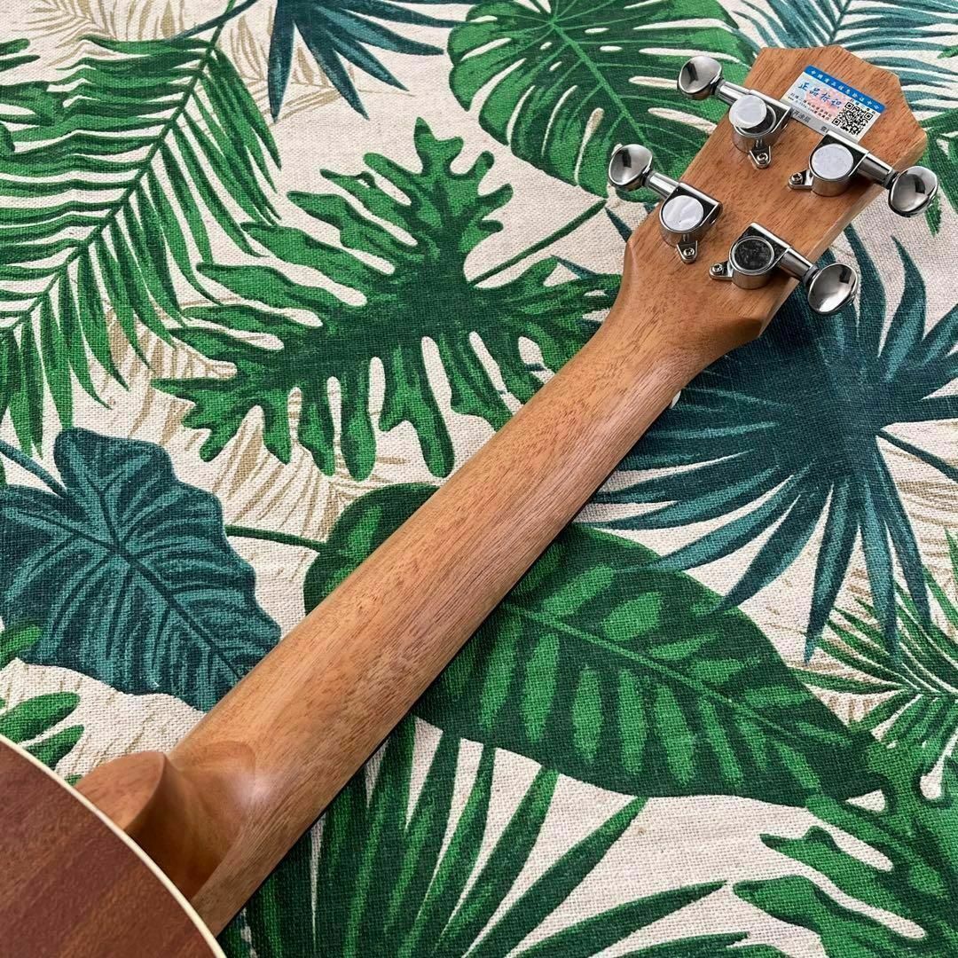 【music ukulele】ハートが可愛いエレキ・コンサートウクレレ【セット】 楽器のウクレレ(コンサートウクレレ)の商品写真