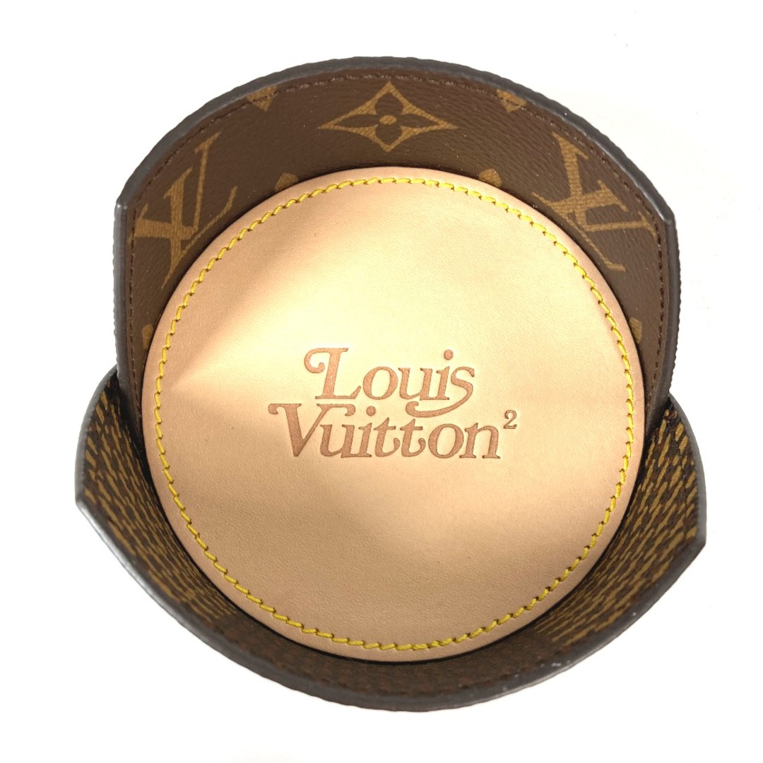 LOUIS VUITTON(ルイヴィトン)のルイヴィトン LOUIS VUITTON コースターセット GI0514 LV スクエアード コレクション NIGOコラボ 6個セット インテリア 食器 雑貨 モノグラムキャンバス/ハラコ ブラウン 未使用 その他のその他(その他)の商品写真