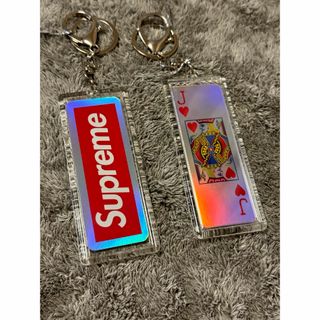 シュプリーム(Supreme)のJ❤️ SUPREME  ホログラフィック トランプ　キーホルダー(キーホルダー)