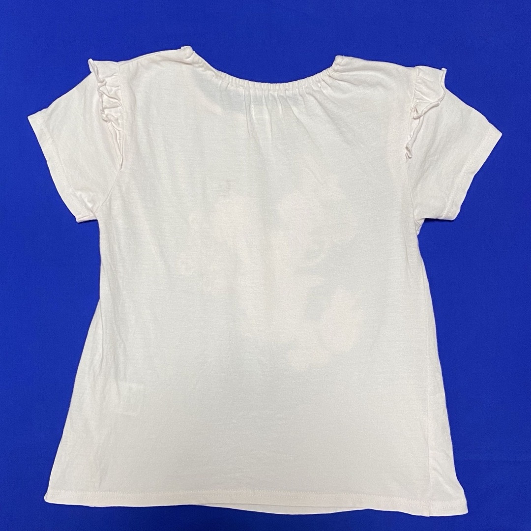 Biquette(ビケット)のビケット　メロウ掛けフリル　半袖シャツ　130㎝ キッズ/ベビー/マタニティのキッズ服女の子用(90cm~)(Tシャツ/カットソー)の商品写真