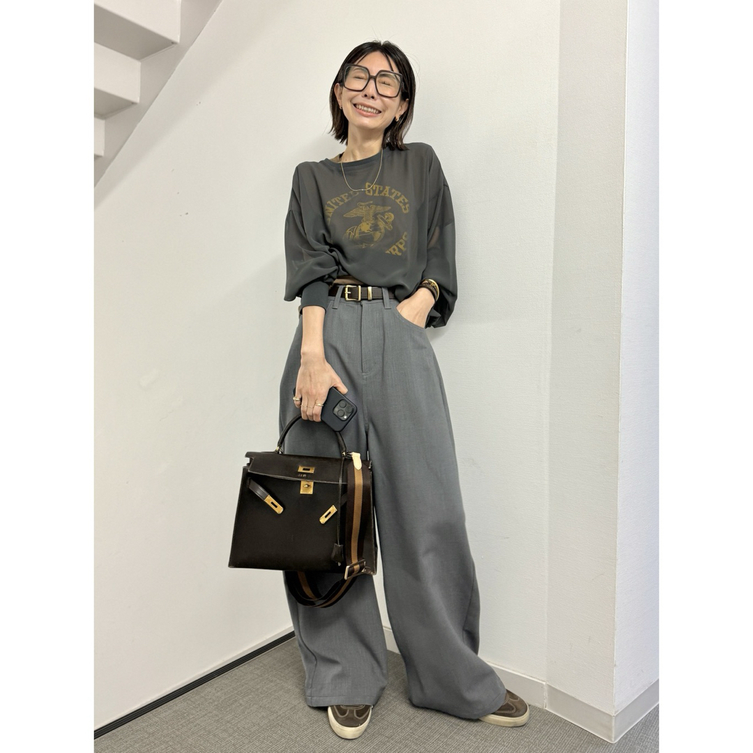 L'Appartement DEUXIEME CLASSE(アパルトモンドゥーズィエムクラス)の☆新品☆ GOOD GRIEF!　5pocket Wide Pants レディースのパンツ(カジュアルパンツ)の商品写真