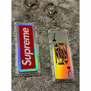 シュプリーム(Supreme)のJ♣️ SUPREME  ホログラフィック トランプ　キーホルダー(キーホルダー)