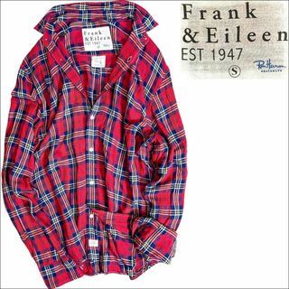 フランクアンドアイリーン(Frank&Eileen)のJ5206 美品 フランク&アイリーン ロンハーマン別注チェック柄シャツ 赤 S(シャツ)